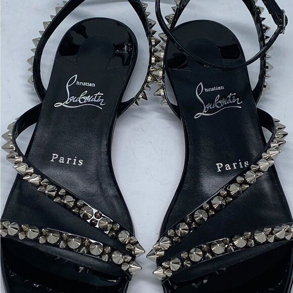 Christian Louboutin Mafaldina Spikes Ankle Strap Sandal size 36 - Picture 11 of 16